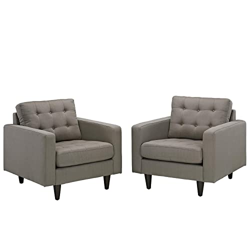 Modway Empress Left-Facing Upholstered Fabric Sectional Sofa