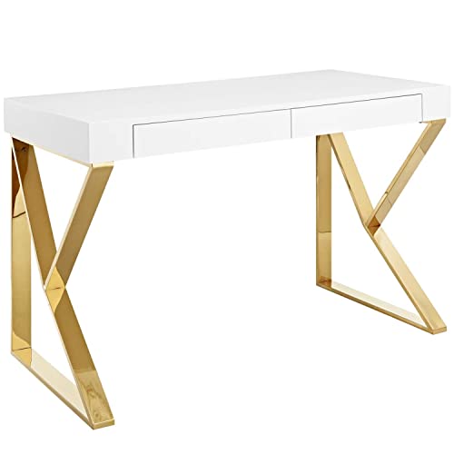 Modway EEI-2047-WHI-SET Adjacent Desk, White
