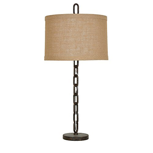 Crestview Collection CVAER791 Link Table Lamp Lighting, Brown