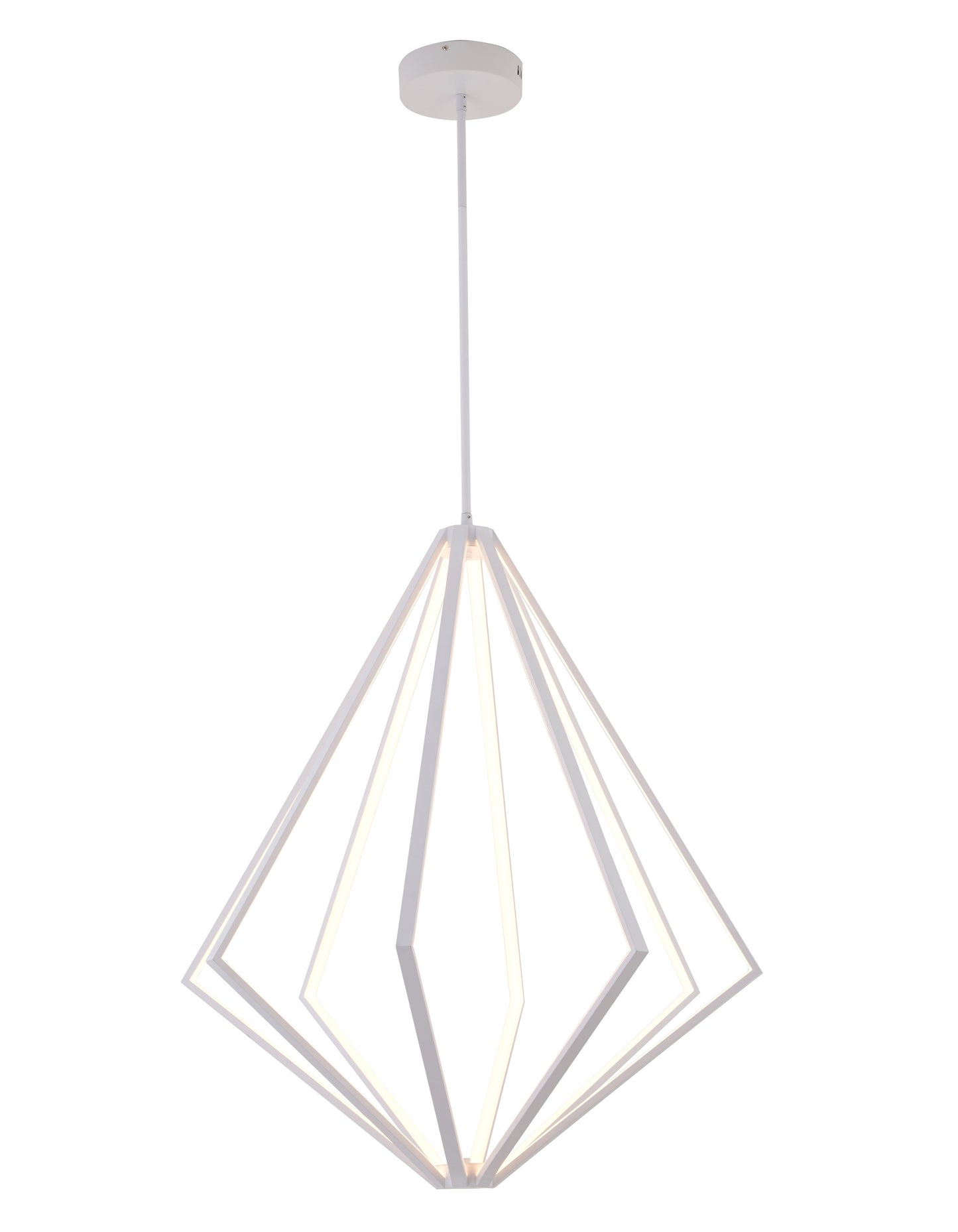 White LED Chandelier - WE03C32WH