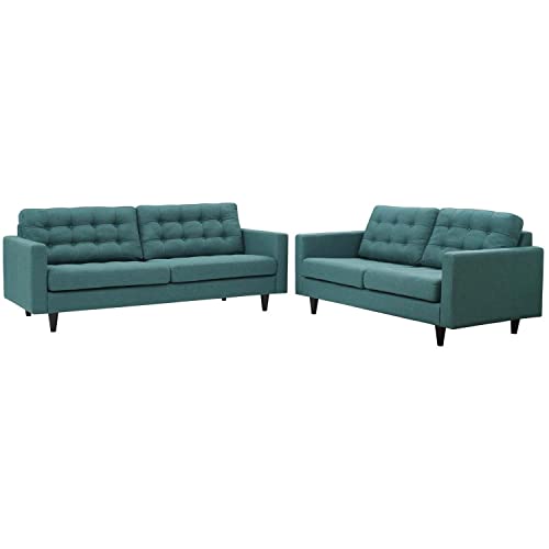 Modway Empress Left-Facing Upholstered Fabric Sectional Sofa