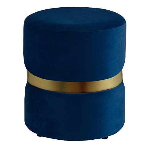 Velvet Ottoman