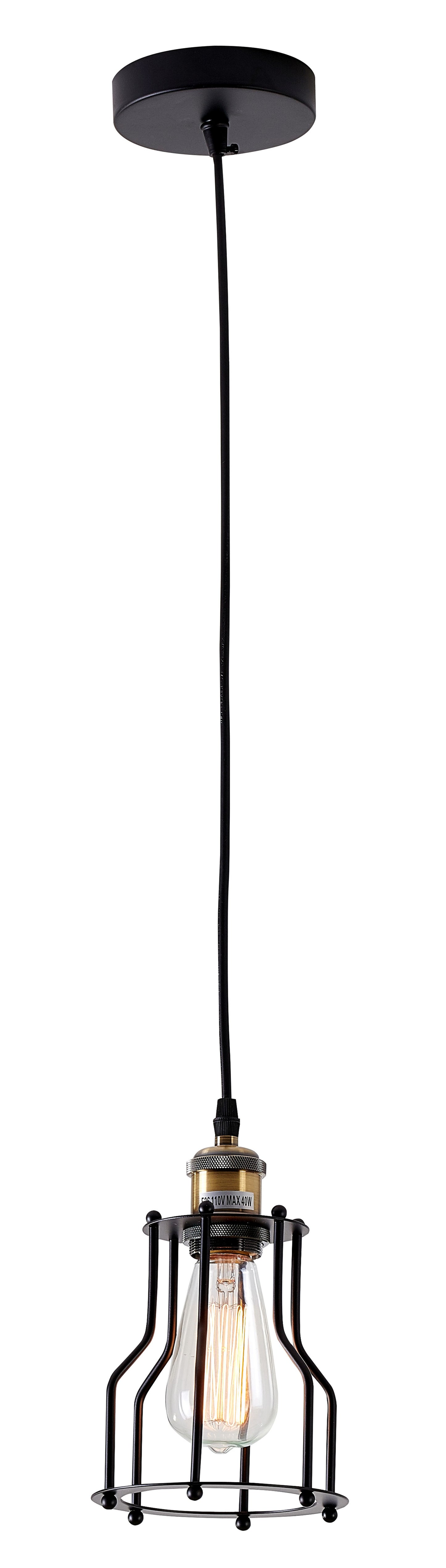 Black Single Pendant Lighting - DU08P