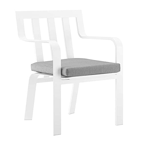 Modway EEI-3964-WHI-NAV Baxley Dining Sets, Four, White Navy