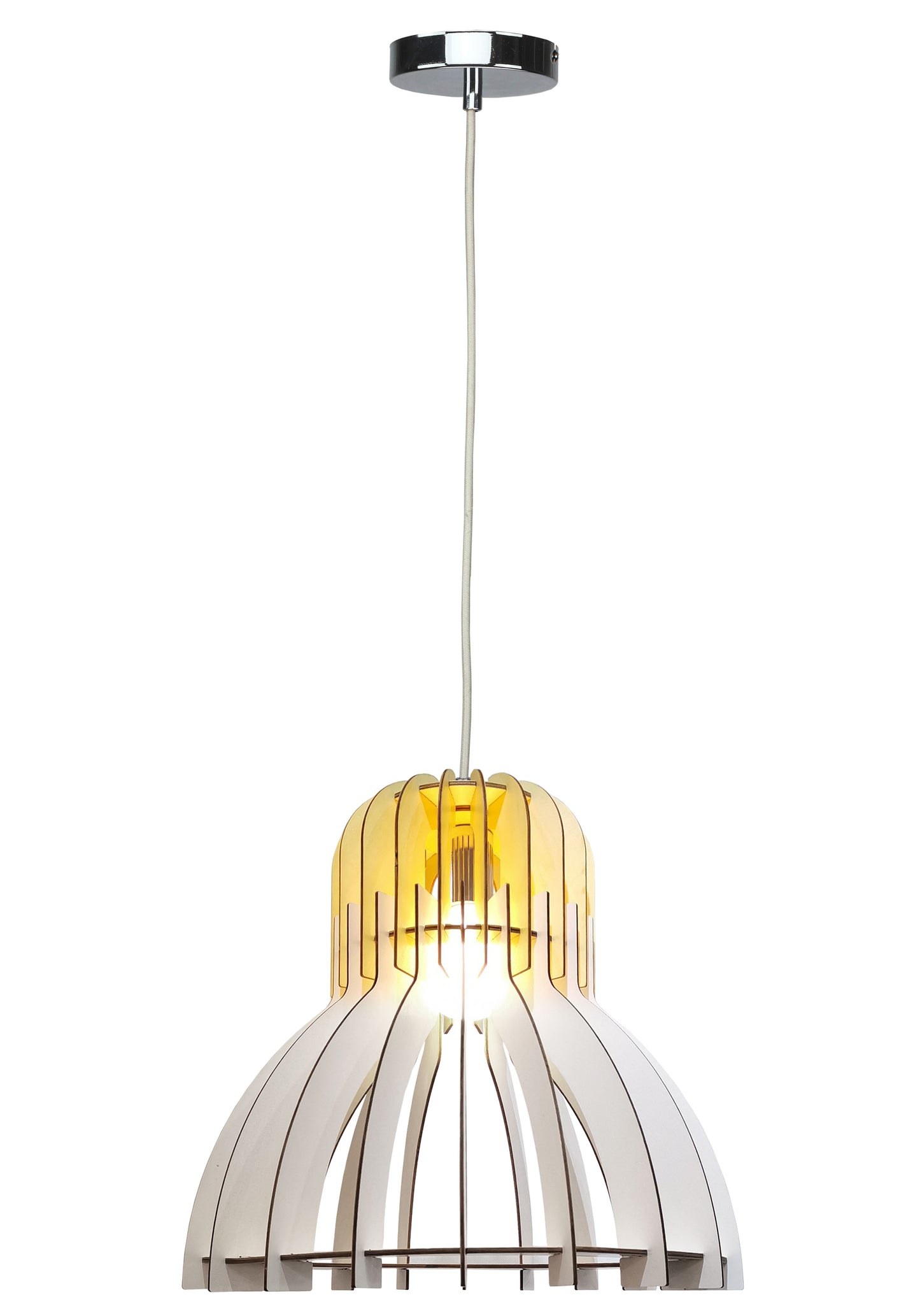 White Single Pendant Lighting - JU05P16WH