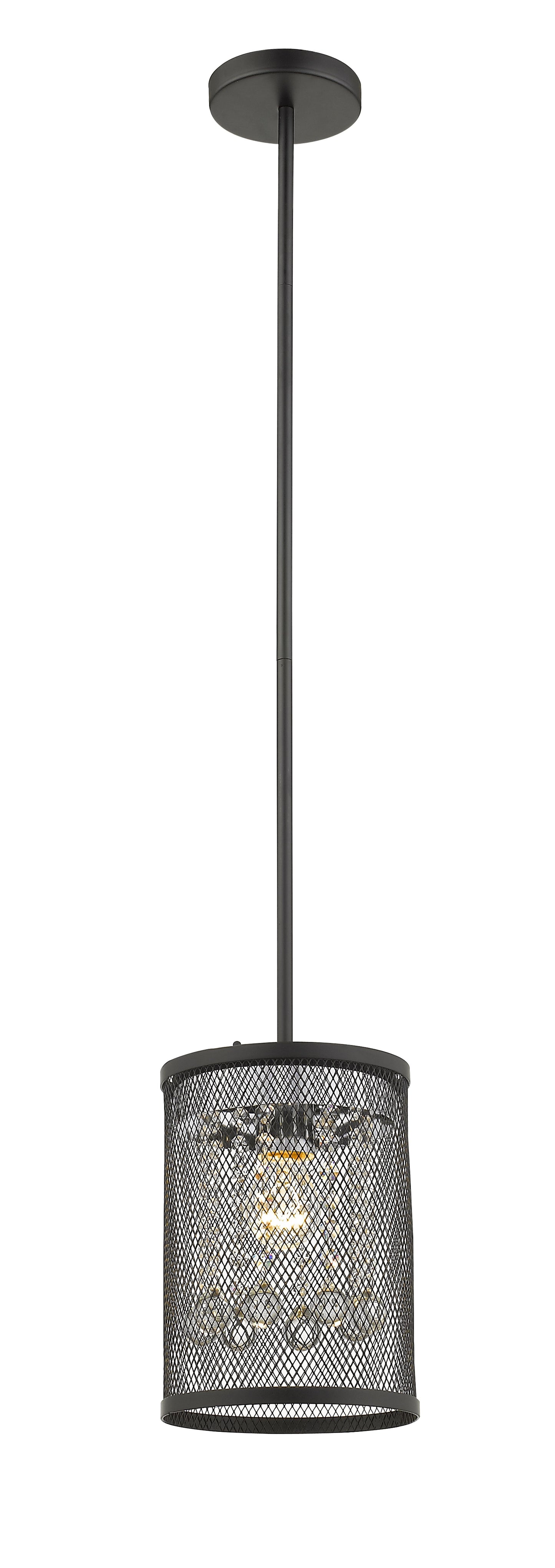 Black Single Pendant Lighting - YS7800-1P