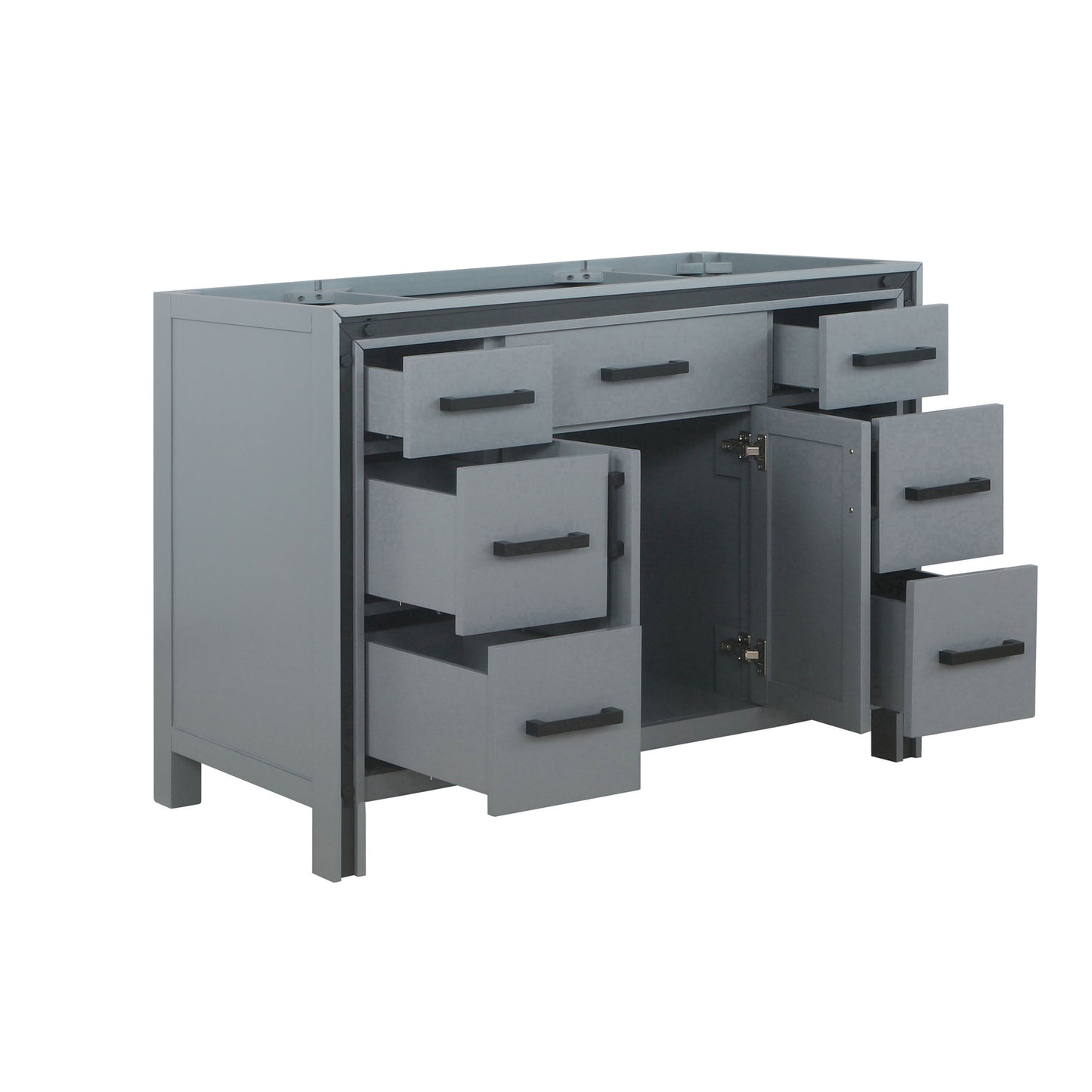 Ziva 48" Dark Grey Vanity Cabinet Only