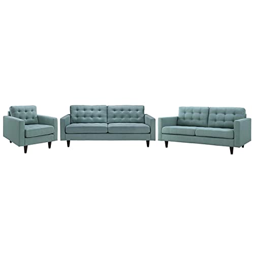 Modway Empress Left-Facing Upholstered Fabric Sectional Sofa