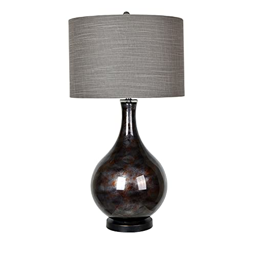 Crestview Collection CVABS1292 Adler Table Lamp Lighting, Gray