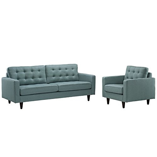 Modway Empress Left-Facing Upholstered Fabric Sectional Sofa