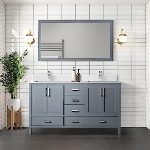 Lexora Jacques Bath Vanity and Cultured Marble Top