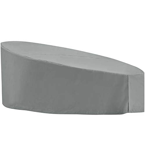 Modway EEI-3132-GRY Immerse Siesta and Convene Canopy Daybed