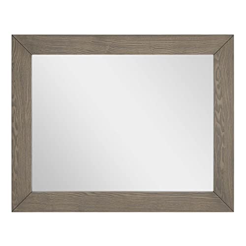 Modway Merritt Mirror with Oak Finish MOD-6684-OAK