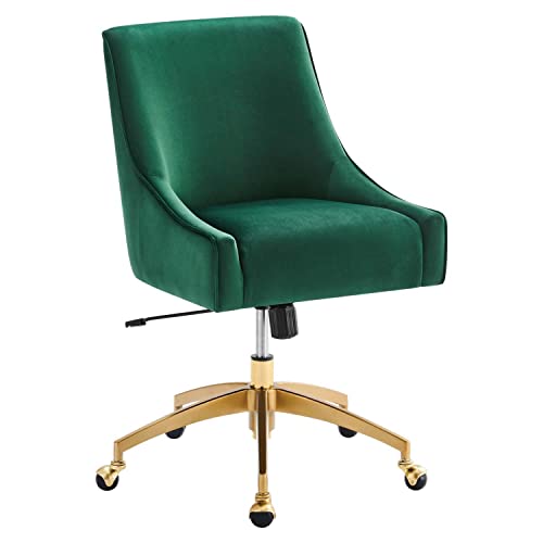 Modway Green Discern Performance Velvet Office Chair EEI-5079-GRN