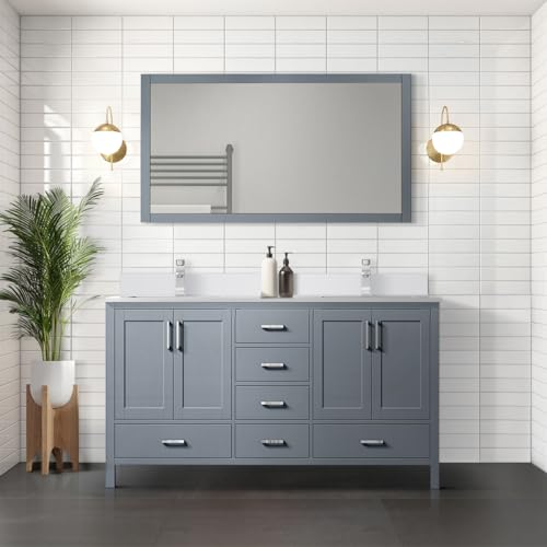 Lexora Jacques Bath Vanity and Cultured Marble Top