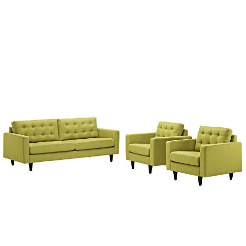Modway Empress Left-Facing Upholstered Fabric Sectional Sofa