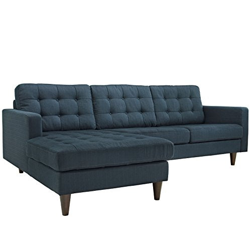 Modway Empress Left-Facing Upholstered Fabric Sectional Sofa