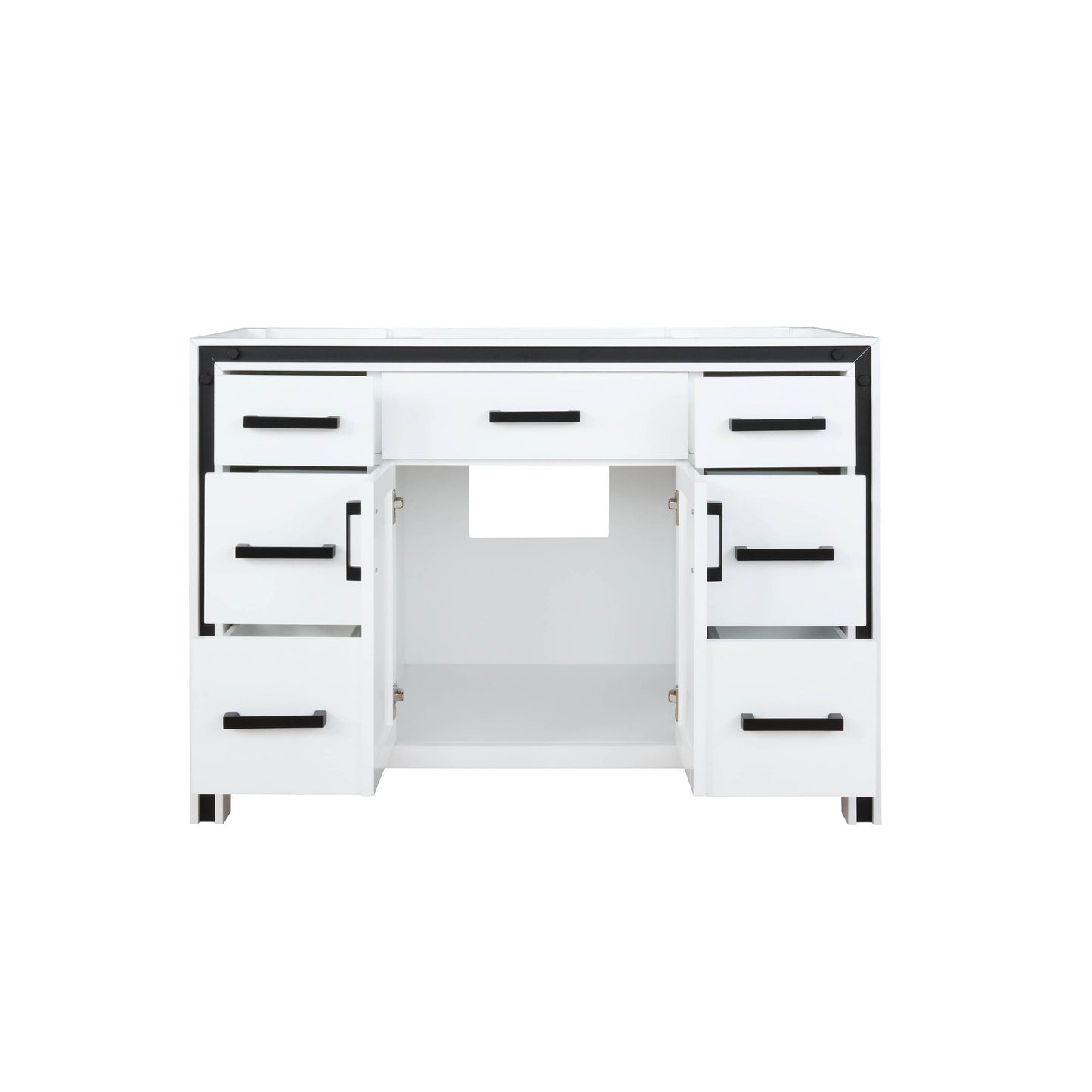 Ziva 48" White Vanity Cabinet Only