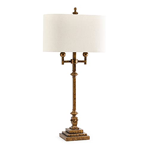 Crestview Collection CVAER1136 Harper Table Lamp Lighting, Gold