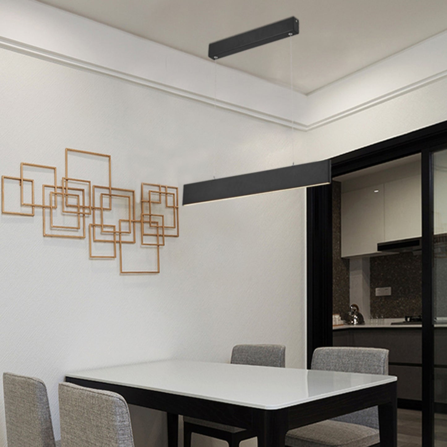 Black LED Chandelier - MV11