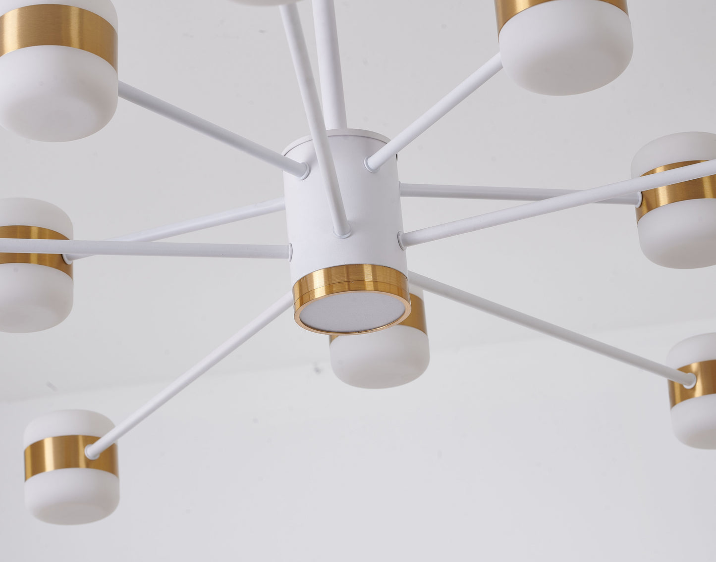 White LED Chandelier - BE18C38WH