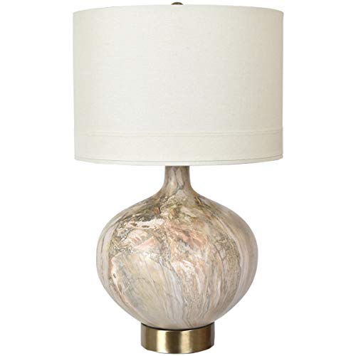 Crestview Collection CVAZP036 27.5" H Ceramic + Metal lamp 1PK/3.18' Lighting