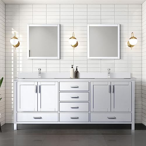 Lexora Jacques Bath Vanity and Cultured Marble Top