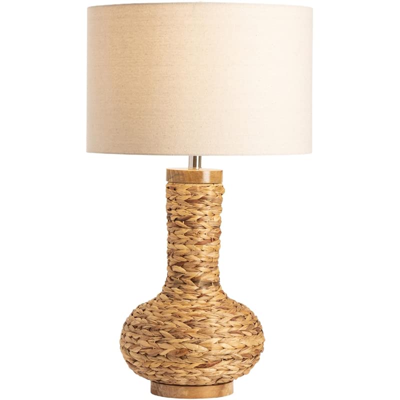 Crestview Collection Captiva Bay Table Lamp Wicker/Rattan Brown