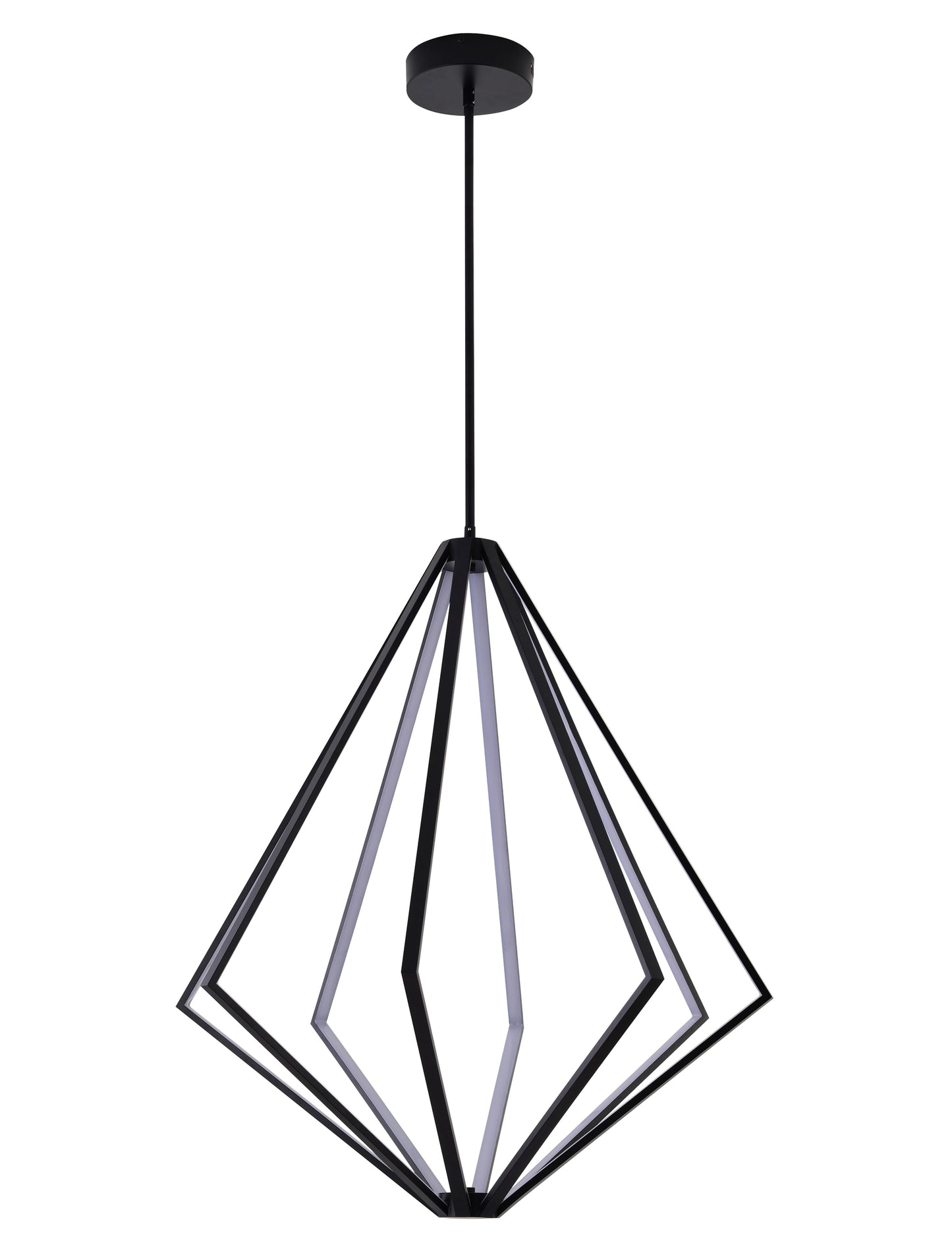 Black LED Chandelier - WE03C32BK