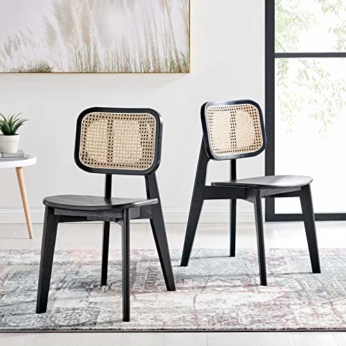 Modway Habitat Dining Room Tables and Chairs, Black
