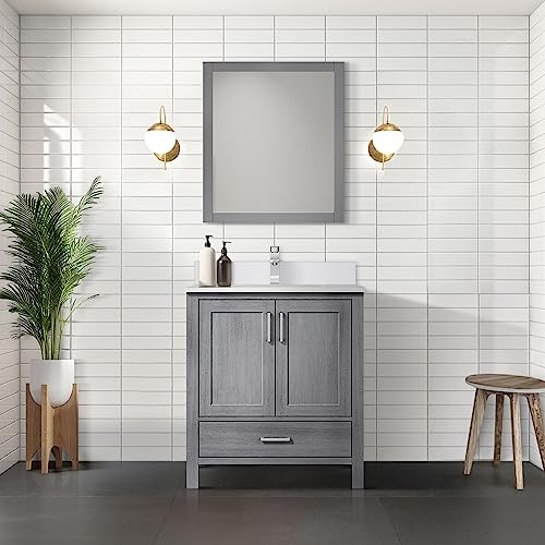 Lexora Jacques Bath Vanity and Cultured Marble Top