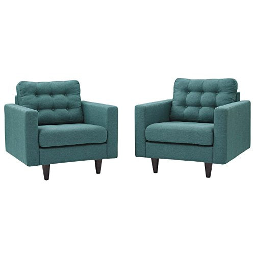 Modway Empress Left-Facing Upholstered Fabric Sectional Sofa