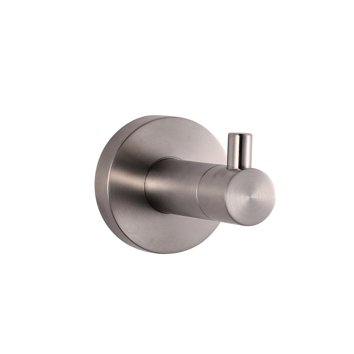 Lexora Bagno Nera Stainless Steel Robe Hook in Satin Nickel