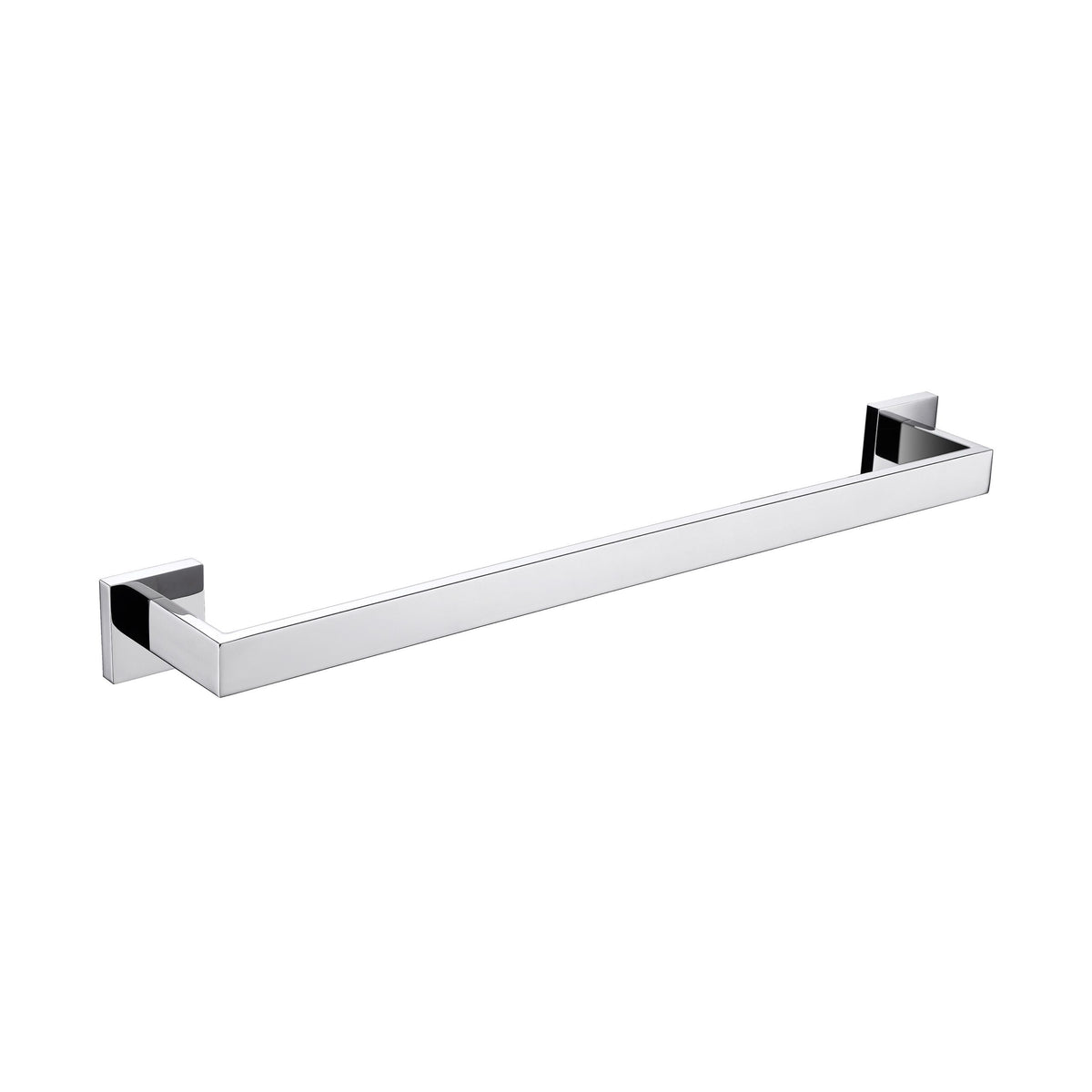 Lexora Bagno Lucido Stainless Steel 24 in. Towel Bar in Chrome