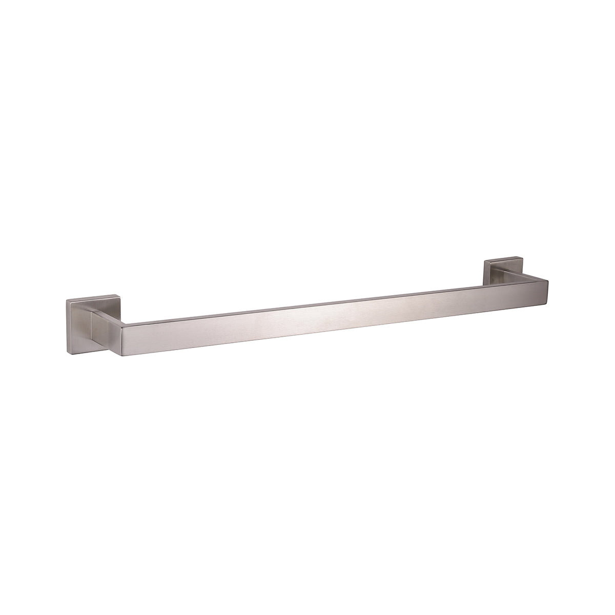 Lexora Bagno Lucido Stainless Steel 24 in. Towel Bar in Satin Nickel