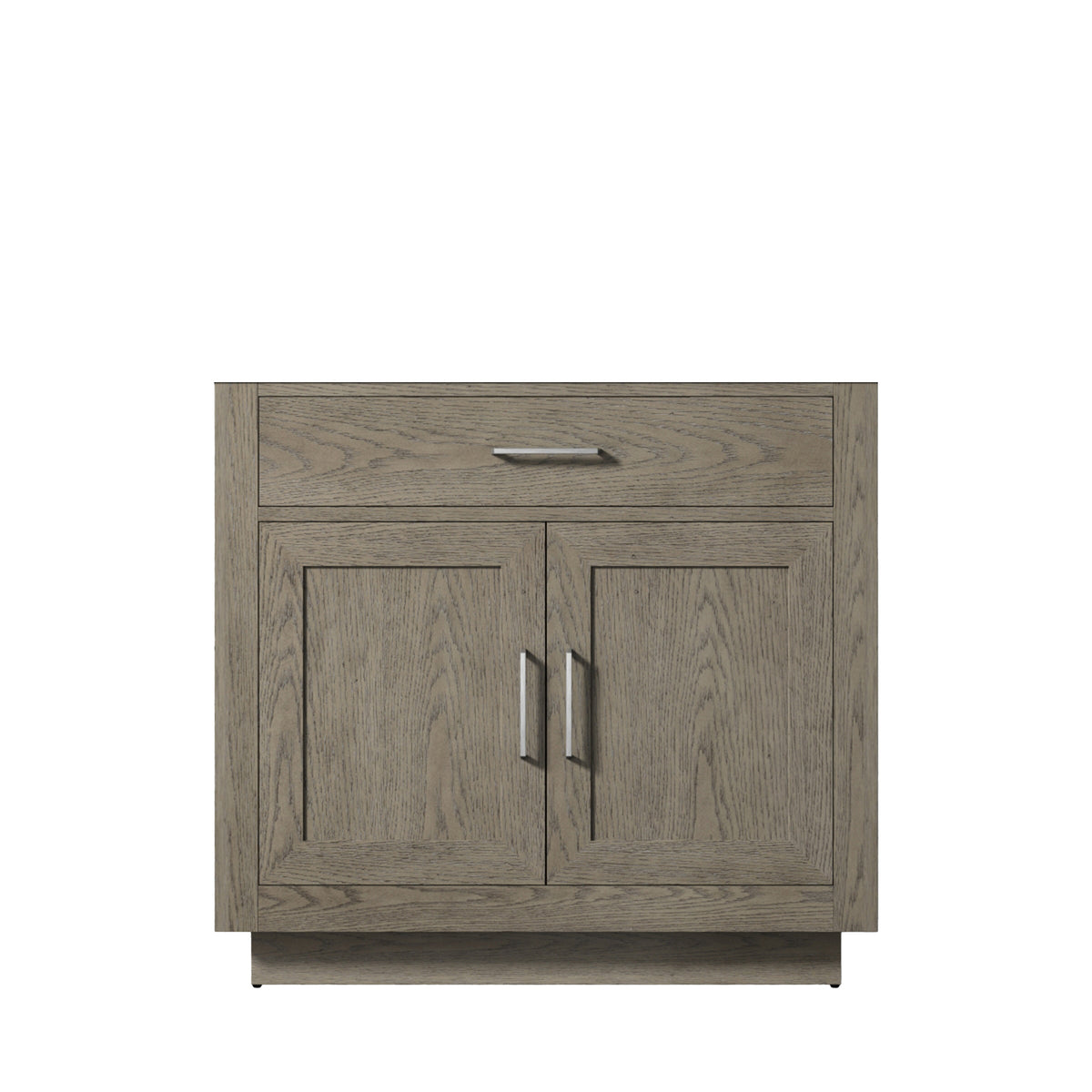 Lexora Abbey 36 in. Grey Oak Single Sink Bath Vanity