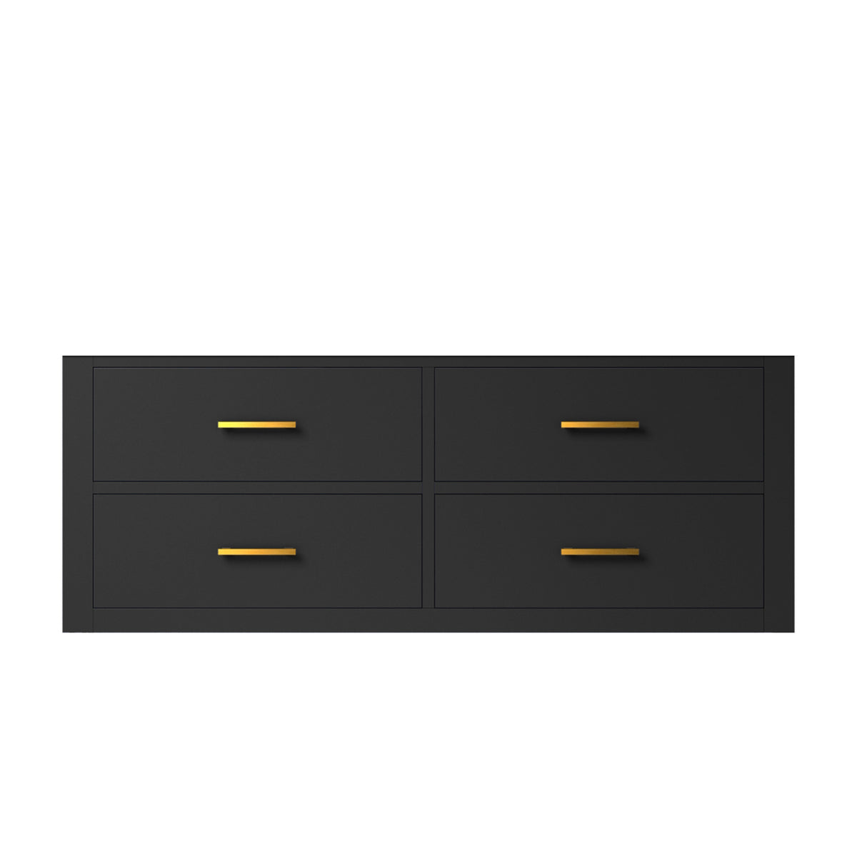 Lexora Castor 48 in. Black Single Sink Bath Vanity