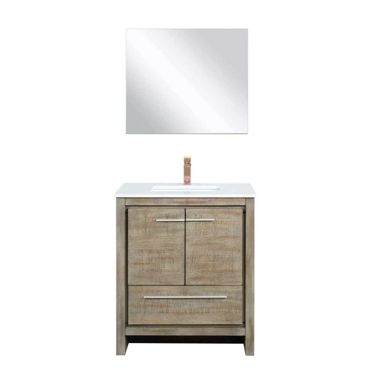 Lexora Lafarre 30 in. Rustic Acacia Single Sink Bath Vanity
