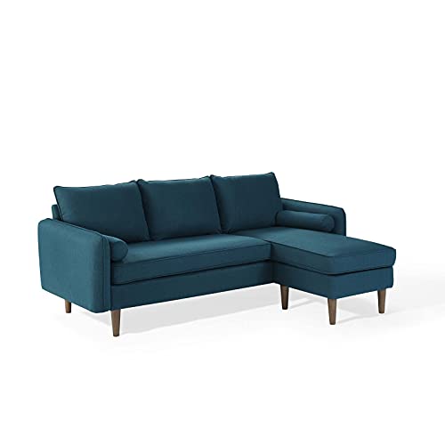 Modway Revive Upholstered Fabric Sofa and Loveseat Set, Gray
