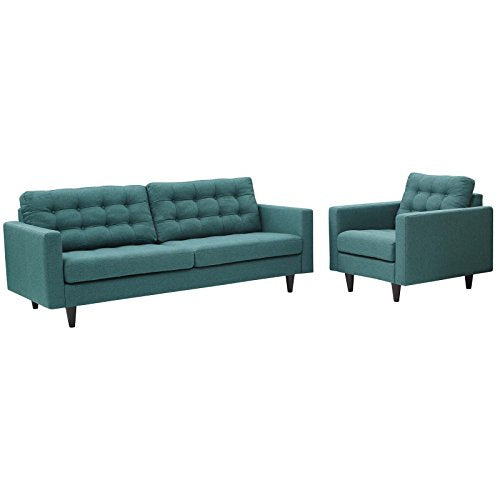 Modway Empress Left-Facing Upholstered Fabric Sectional Sofa