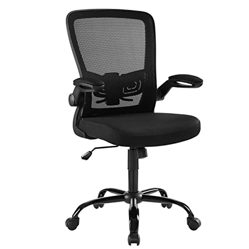 Modway Exceed Mesh Adjustable Swivel Computer Desk Office Chair In Black