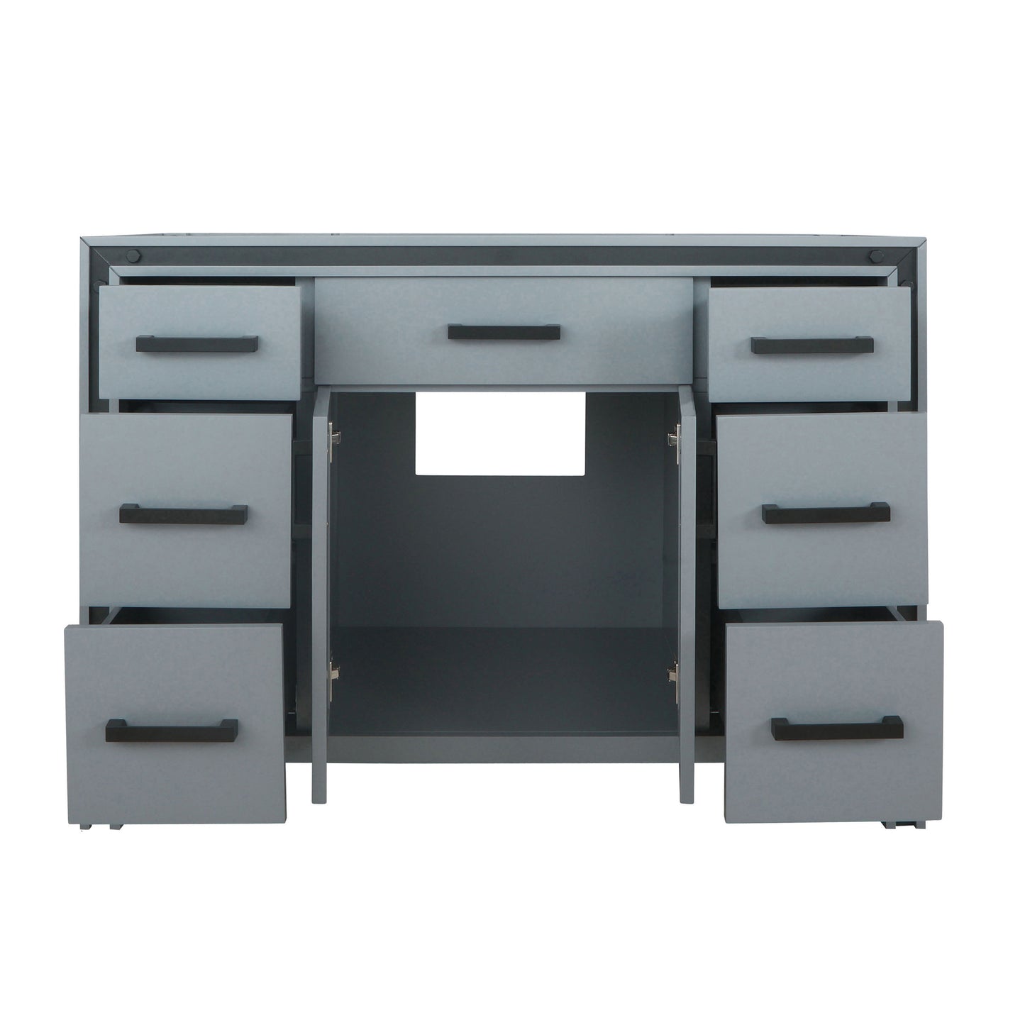 Ziva 48" Dark Grey Vanity Cabinet Only