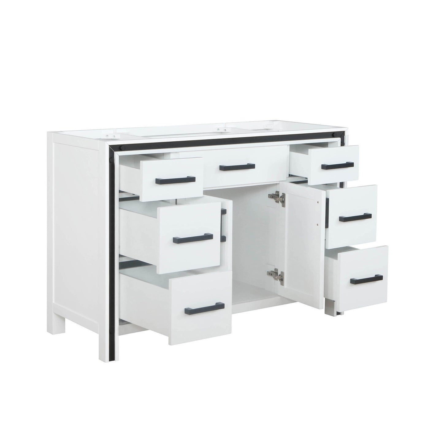 Ziva 48" White Vanity Cabinet Only
