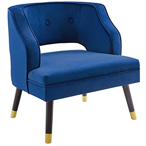 Modway Traipse Button Tufted Open Back Performance Velvet Armchair