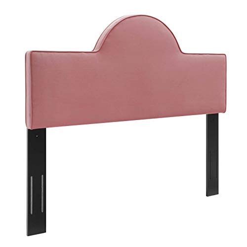 Modway Dawn Performance Velvet Full/Queen Headboard in Dusty Rose