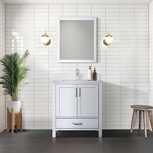 Lexora Jacques Bath Vanity and Cultured Marble Top