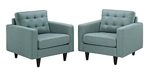 Modway Empress Left-Facing Upholstered Fabric Sectional Sofa