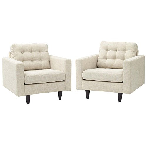 Modway Empress Left-Facing Upholstered Fabric Sectional Sofa