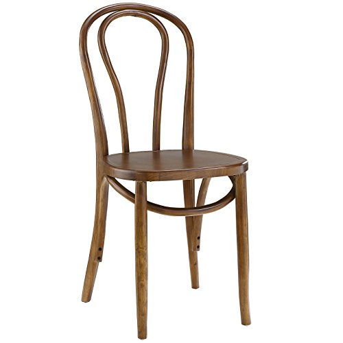 Modway Eon Dining Side Chair in Walnut