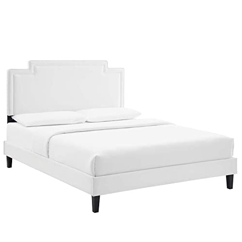 Modway Liva Platform, Full, White